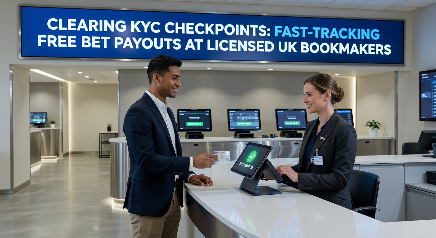 Digital verification process showing ID documents and secure payout interfaces on a betting app