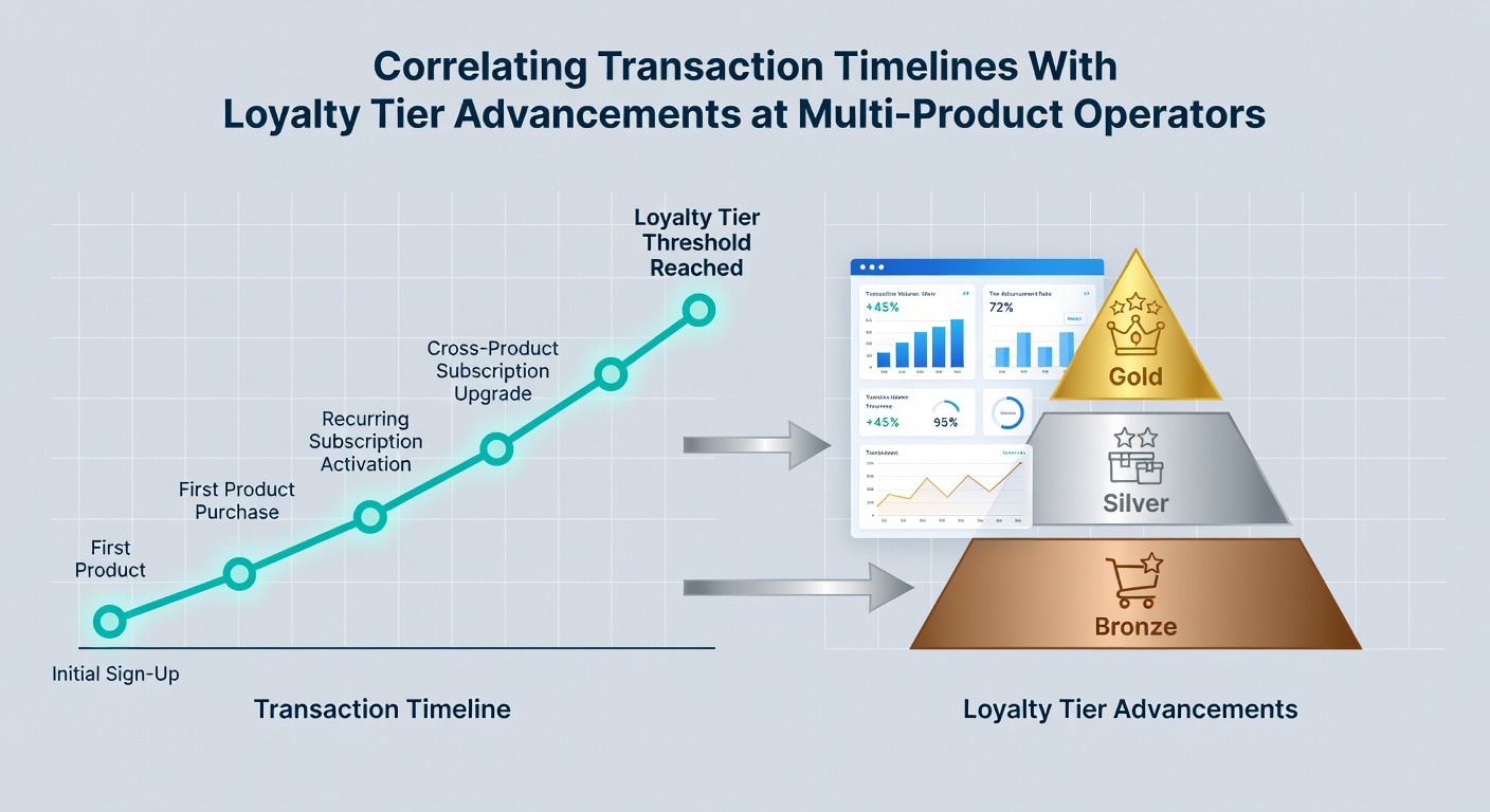 Detailed graphs showing deposit frequency versus loyalty tier advancement rates across sportsbook and casino products