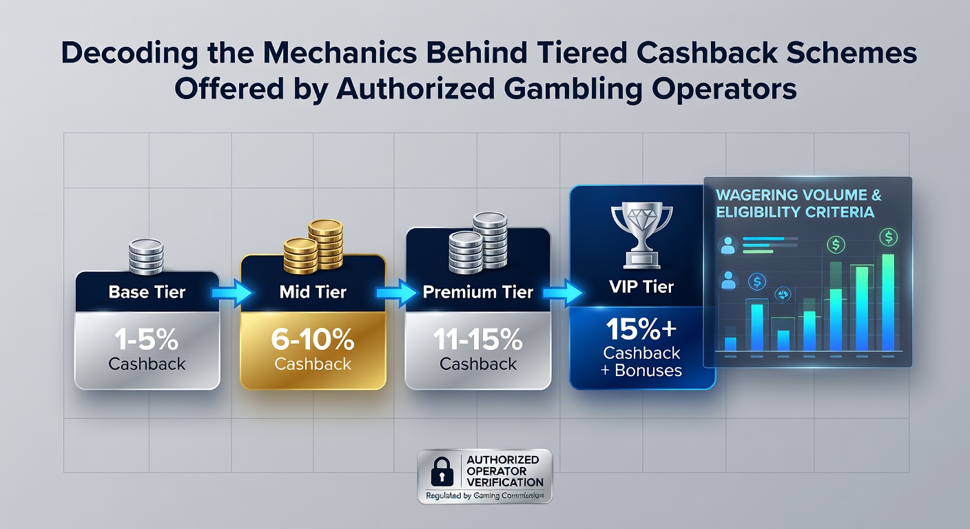 Screenshot of a mobile app displaying cashback balance, current tier status, and upcoming qualification targets