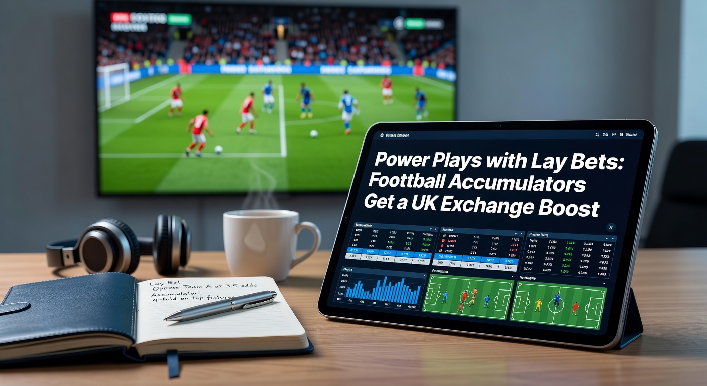 Digital display showing football match odds on a betting exchange platform with lay bet options highlighted