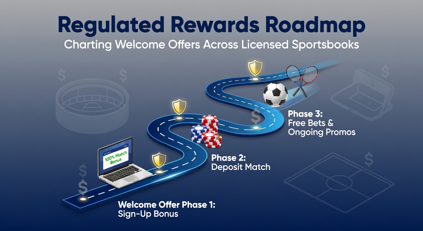 Collage of sportsbook apps displaying vibrant welcome bonus promotions, highlighting deposit matches and free bets across regulated platforms