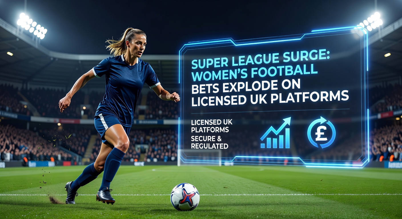 Close-up of a bet slip on a mobile screen showing WSL odds for player props and match outcomes, with vibrant team logos and live score updates