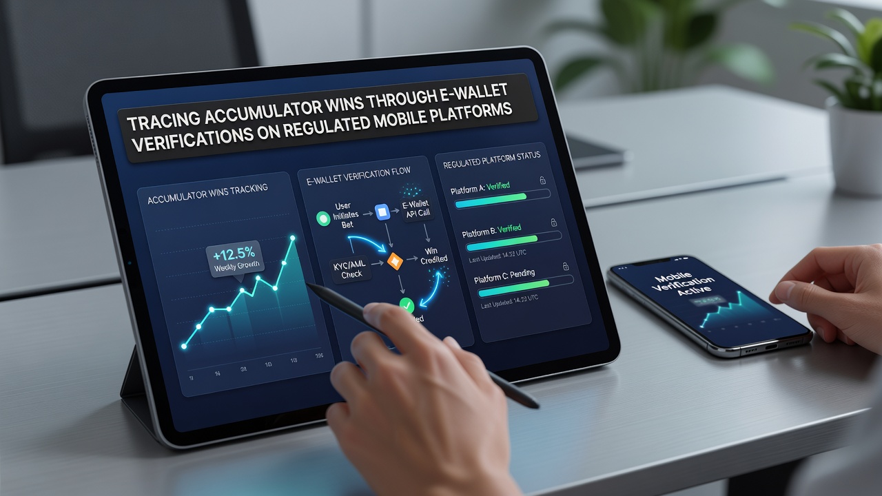 Secure e-wallet transaction screen displaying accumulator win confirmation on a regulated mobile betting app