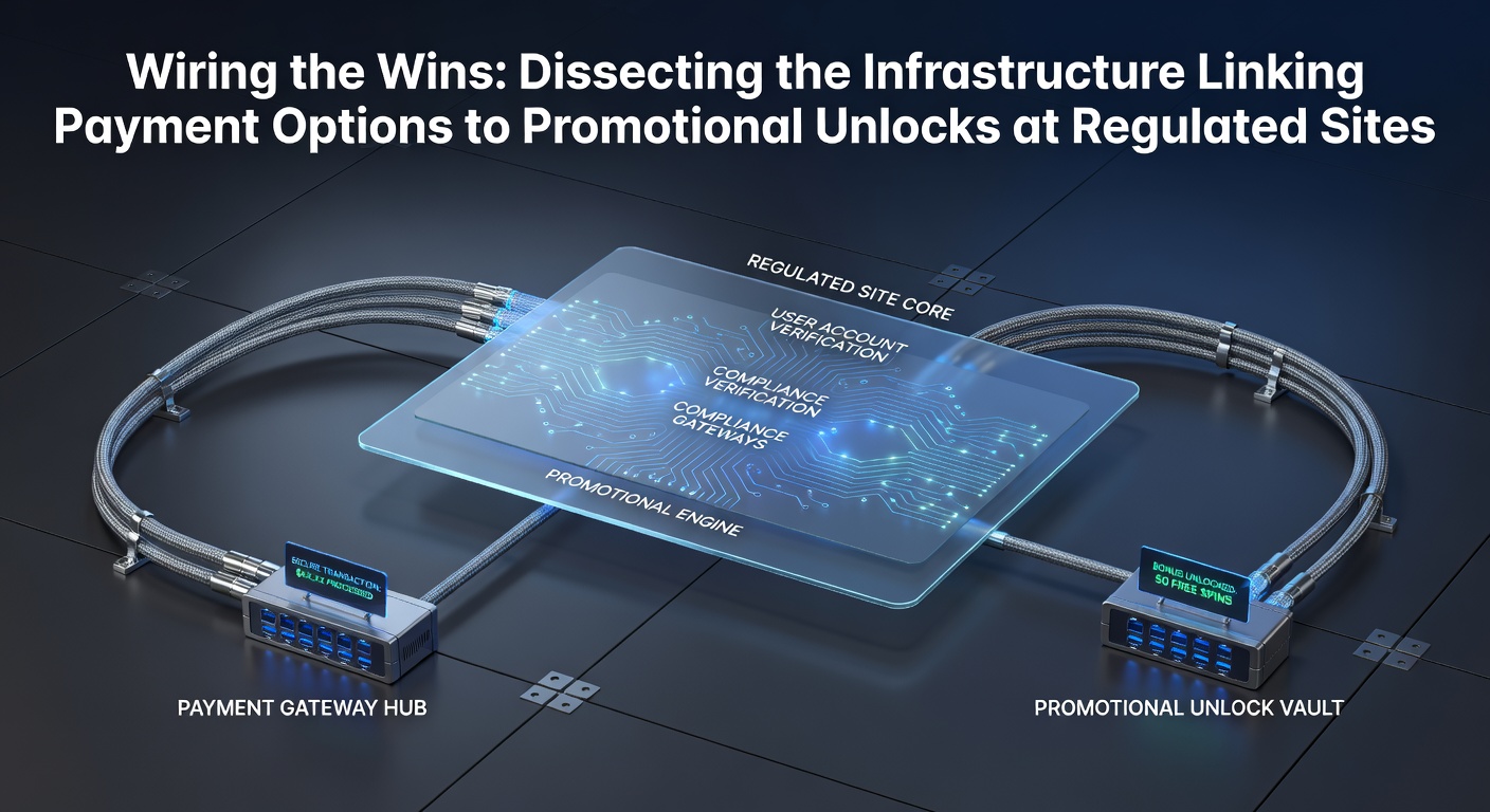 Technical diagram illustrating payment gateways connected to promotional unlock systems at regulated betting platforms